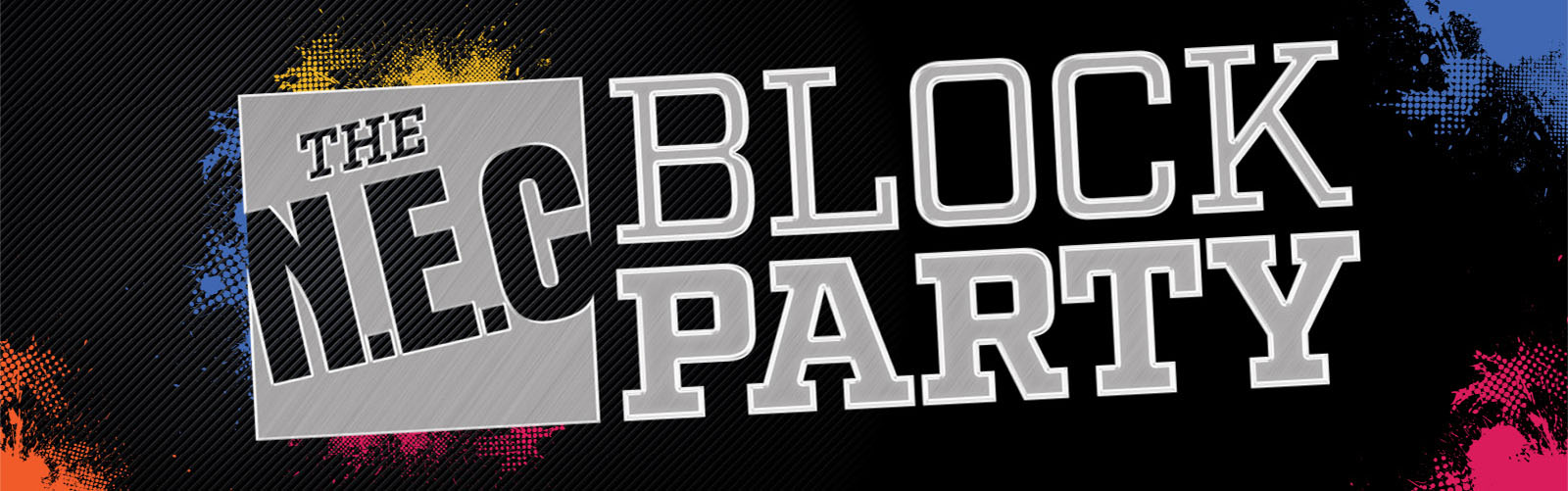 NEC Block Party banner